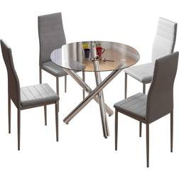 Jooli H Modern Dining Set 89.5cm 5pcs
