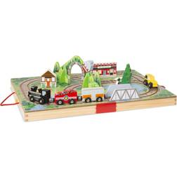 Melissa & Doug Take Along Railroad