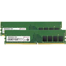 Transcend JetRAM Mémoire pour PC DDR4 32 GB 2 x 16 GB 3200 MHz DIMM 288 broches JM3200HLE-32GK