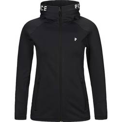 Peak Performance Rider Zip Hood Women - Black