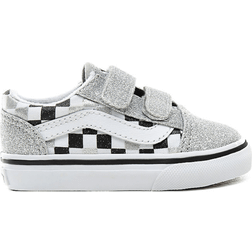 Vans Td Old Skool V Glitter/Sliver/True White Unisex