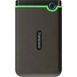 Transcend StoreJet 25M3C disco duro externo 2000 GB Negro, Verde