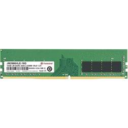 Transcend JetRAM Werkgeheugenmodule voor PC DDR4 16 GB 1 x 16 GB Non-ECC 2666 MHz 288-pins DIMM CL19 JM2666HLE-16G