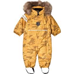 Lindberg Camo Baby Overall - Yellow