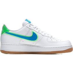 Nike Air Force 1 '07 LV8 M - White/Poison Green/Gum Light Brown/Light Photo Blue