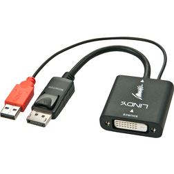 Lindy DVI-Displayport/USB A M-F