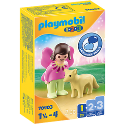 Playmobil 1-2-3 70404 Feenfreundin mit Fuchs (A)