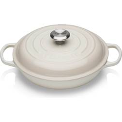 Le Creuset Meringue Signature Cast Iron Round avec couvercle 2 L 26 cm