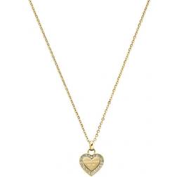 Michael Kors Heritage Necklace - Gold/Transparent
