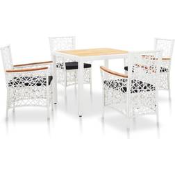 vidaXL 45998 Patio Dining Set, 1 Table incl. 4 Chairs