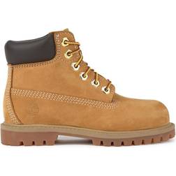 Timberland Junior Premium 6 Inch Boots - Wheat Nubuck