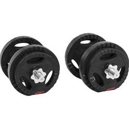 Gorilla Sports Dumbellset 20 kg Gripper Kunststof