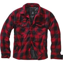 Brandit Lumber Jacket - Black/Red