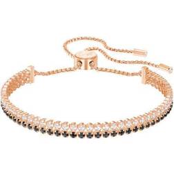 Swarovski Subtle Bracelet - Rose Gold/White/Black