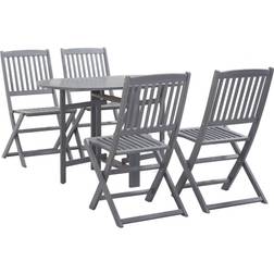 vidaXL 278926 Ensemble repas de patio, 1 Table incluse 4 Chaises