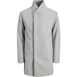 Jack & Jones Collum Wool Coat Grey Male