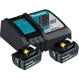 Makita DC18RC battery charger with battery 2 Li-Ion