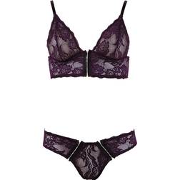 Cottelli Collection Front-Fastening Bralette and Knickers Set