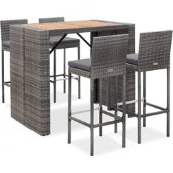 vidaXL 49565 Bargrupp, 1 Bord inkl. 4 Stolar