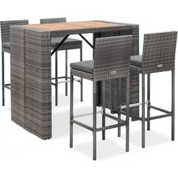 vidaXL 49565 Outdoor Bar Set, 1 Table incl. 4 Chairs