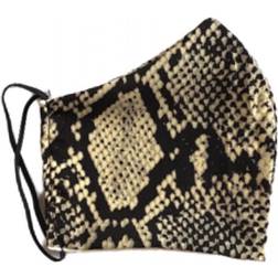 Washable Mouthguard in Leopard Fabric