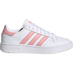 Adidas Junior Team Court - Cloud White/Glow Pink/Core Black