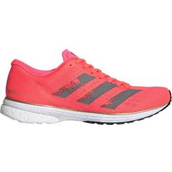 Adidas Adizero Adios 5 Shoes - Pink/Core Black/Copper Metallic/Coral Female