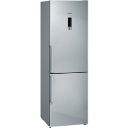 Siemens KG36N7IEQ Vit, Rostfritt Stål