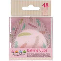 Funcakes Pastel Feathers Muffinsform 5 cm