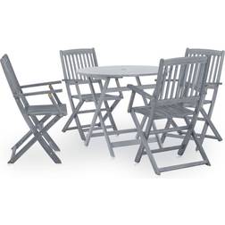 vidaXL 46349 Matgrupp, 1 Bord inkl. 4 Stolar