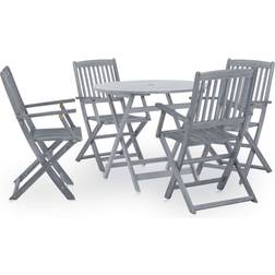 vidaXL 46349 Set da pranzo per patio, 1 Tavolo incluso 4 Sedie