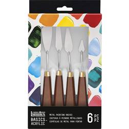 Liquitex Basic Acrylic Metal Palette Knife 6pcs