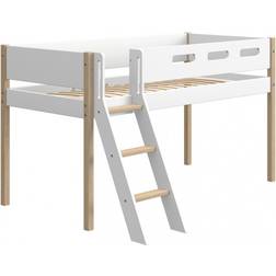 Flexa Mid-High Bed with Slanting Ladder 150x165cm