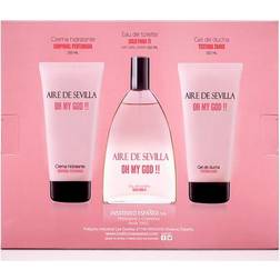 Aire De Sevilla Oh My God Set EdT 150ml + Body Lotion 150ml + Shower Gel 150ml