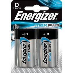 Energizer Alcalina max plus Pack de 2 pilas Alcalinas d