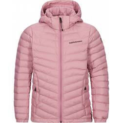 Peak Performance Junior Frost Down Hood Jacket - Frosty Rose (G58685143-53A)