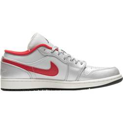 Nike Air Jordan 1 Low Premium M - Metallic Silver/Sail/Black/University Red