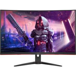 AOC Ecran PC Gaming C32G2AE/BK 165 Hz 1 ms 32" Rouge