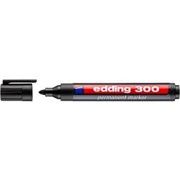 Edding 300 Permanent Marker Black 10pcs