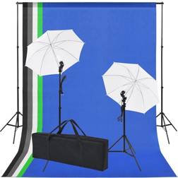 vidaXL Photo Studio Set with 5 Background