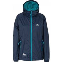 Trespass Qikpac Women's Waterproof Packaway Jacket - Navy