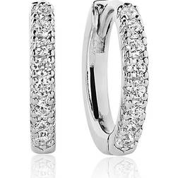 Sif Jakobs Ellera Medio Boucles d'oreilles Argent SJ-E2859-CZ Femme 925 sterling silver