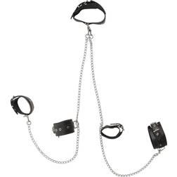 ZADO Fetish All Over Leather Chain Set