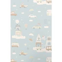 Majvillan Kindertapete Above the Clouds Soft Blue blu/blu chiaro