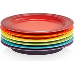 Le Creuset Rainbow Tallerkensett 22cm 6st