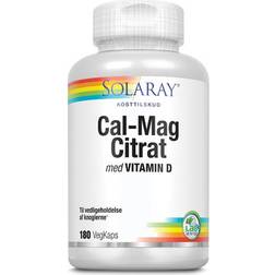 Solaray Cal-Mag Citrate with Vitamin D 180 st