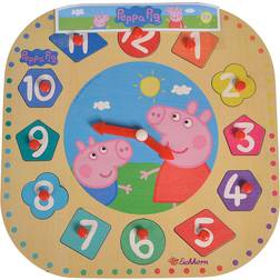 Eichhorn Peppa Pig Teaching Clock 13 Pieces