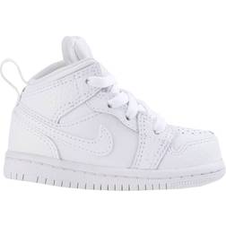 Nike Air Jordan 1 Mid ALT TD 'Triple White' Infant