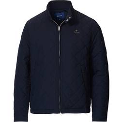 Gant Quilted Windcheater Jacket - Evening Blue