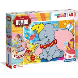 Clementoni Supercolor Disney Dumbo 40 Pieces